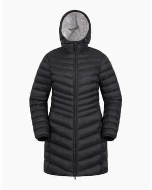 Mountain Warehouse Ladies Florence Faux Fur Lined Padded Jacket - Blue