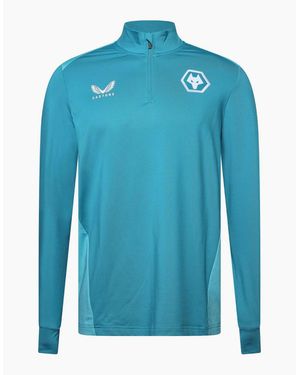 Castore Wlvs Quarter Zip Sn99 - Blue