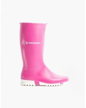 Dunlop Sport Wellies - Pink