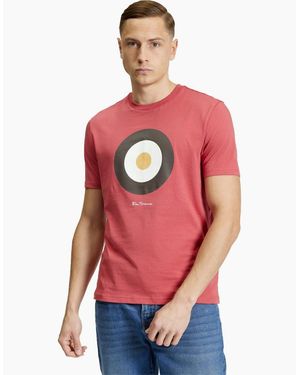 Ben Sherman Signature Target Short Sleeve T-Shirt - Red