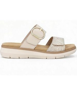 Remonte D2K57 Cross Strap Sandals - Metallic
