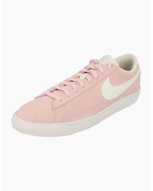 Nike Blazer Low Suede Trainers Cz4703 600 - Pink