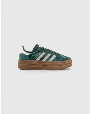 Adidas Originals Gazelle Adidas Originals Gazelle Bold Trainers - Green