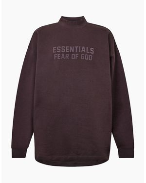 Fear Of God Crew Sweatshirt - Purple