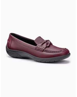 Hotter Cabana Wide Fit Shoes - Purple