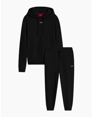 BOSS Dapodayote Hooded Tracksuit - Black
