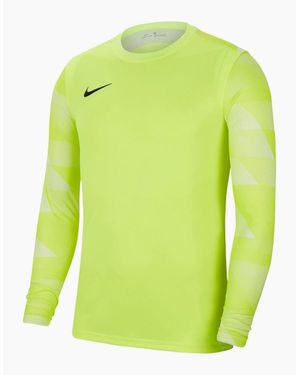 Nike Dri-Fit Crew Neck Long Sleeve Slim Fit Jersey - Green