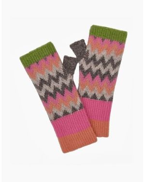 Nooki Design Dora Chevron Wrist-Warmer Inpink Mix