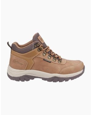 Cotswold Overbury Waterproof Hiking Boots Tan - Brown