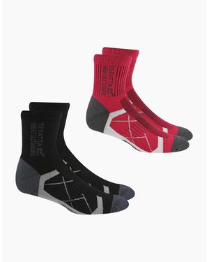 Regatta Ladies Outdoor Boot Socks (Pack Of 2) - White