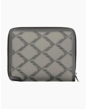 Vivienne Westwood Paul Smith Logo Pattern Zipped Wallet - Grey