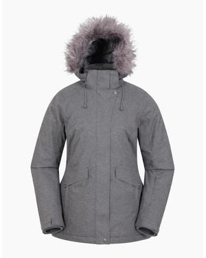 Mountain Warehouse Ladies Snow Ii Waterproof Ski Jacket - Grey