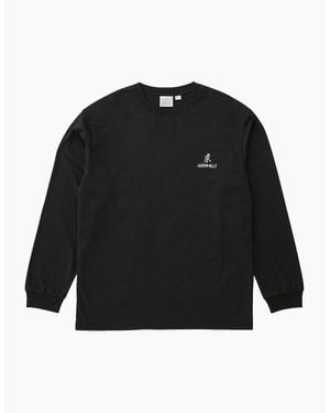 Gramicci One Point Logo Long Sleeve T-Shirt - Black