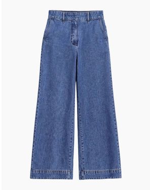 Ro&zo Petite Lyocell Denim Tailored Jeans - Blue