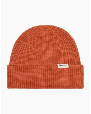 Aquascutum Active Label Rust Beanie - Orange