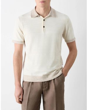Oliver Sweeney Bassett Knitted Polo Shirt - White