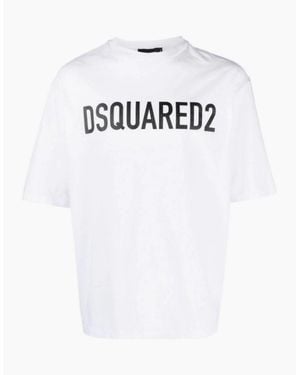 DSquared² Bold Logo T-Shirt - White
