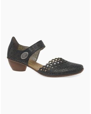 Rieker Pia Open Court Shoes - Brown