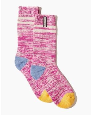 SealSkinz Thwaite Bamboo Mid Length Socks - Pink