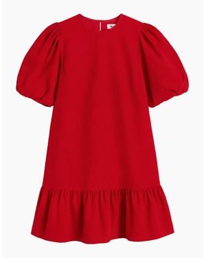 Ro&zo Baby Cord Mini Dress - Red