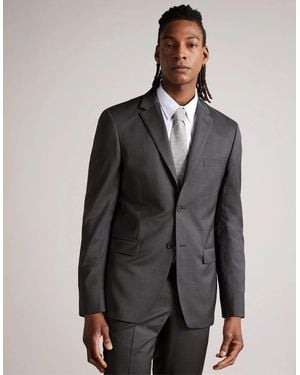 Ted Baker Invinjs Slim Fit Suit Jacket - Grey