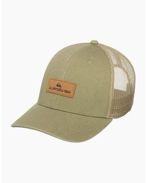 Quiksilver Down The Hatch Trucker Baseball Cap - Green