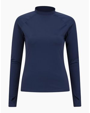 Mountain Warehouse Ladies Long-Sleeved Rash Guard - Blue