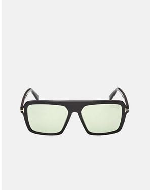 Tom Ford Vincent Square Frame Sunglasses - Black