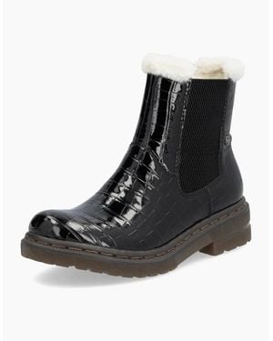 Rieker Ladies Boots 78250-00 - Black
