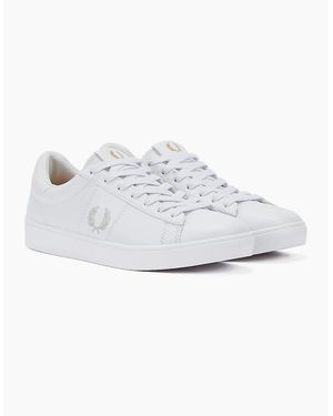 Fred Perry Spencer Leather Trainers - White