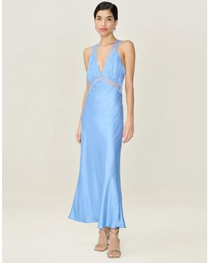 OMNES Aurelia Dress - Blue