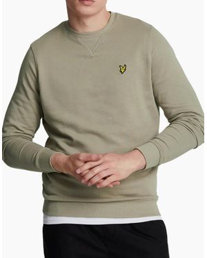 Lyle & Scott Lyle & Scott Branded Sage Uniform Pull-Over Sweatshirt - Grey