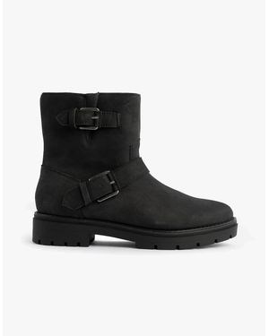 TOMS Ionie Moto Ankle Boots - Black