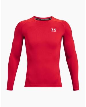 Under Armour Armour Ua Hg Comp Ls Baselayer Top - Red