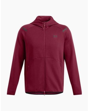Under Armour Unstoppable Fleece Full Zip Hoodie - Red