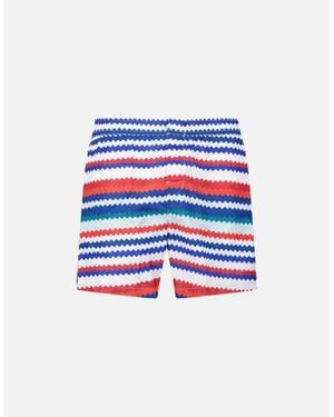 Missoni Zig Zag Swim Shorts - Blue
