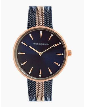French Connection Connection Dial Analog Watch For - Blue