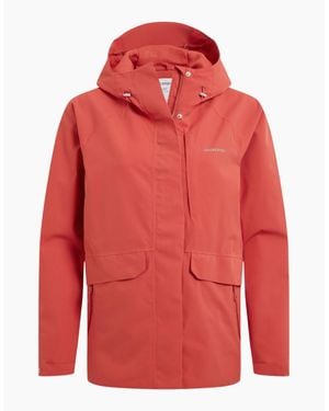 Craghoppers Ladies Caldbeck Ll Waterproof Jacket - Red