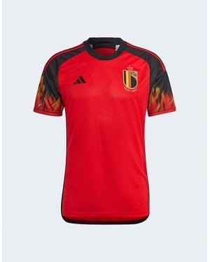 adidas Belgium 2022/23 Home Shirt - Red
