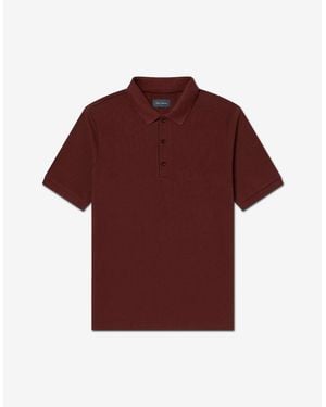 Oliver Sweeney Cotton Pique Polo Shirt - Red