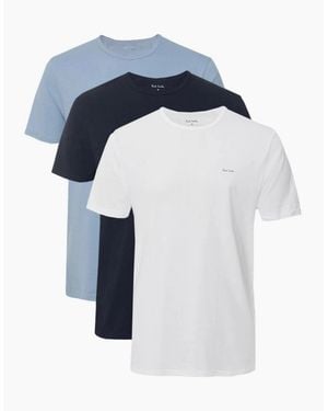 Paul Smith 3 Pack T-Shirt - Blue