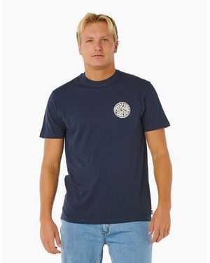 Rip Curl Rip Curl Streamline Pass Graphic Short Sleeve T-Shirt - Blue