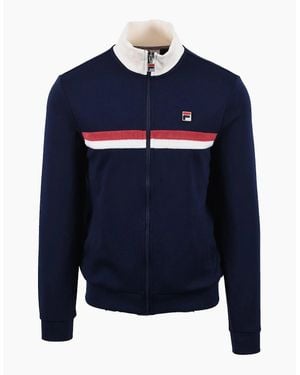 Fila Enrico Track Jacket /Gardenia/Garnet - Blue