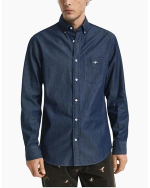 GANT Shirts Regular Fit - Blue