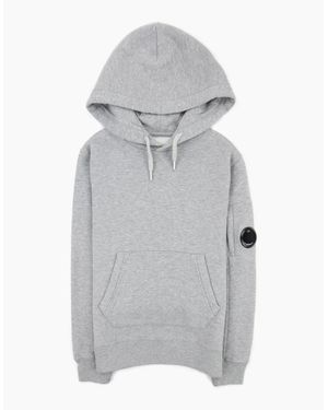 C.P. Company Undersixteen Arm Lens Hoodied Sweatshirt M93 - Grey