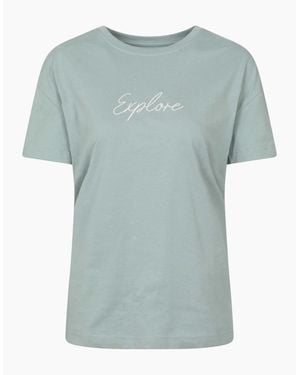 Mountain Warehouse Ladies Explore T-Shirt - Blue