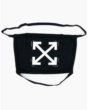 Off-White c/o Virgil Abloh Off Arrow Print Face Covering Mask - Blue
