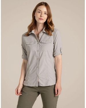 Craghoppers Nosilife Adventure 3 Long Sleeve Shirt - Natural