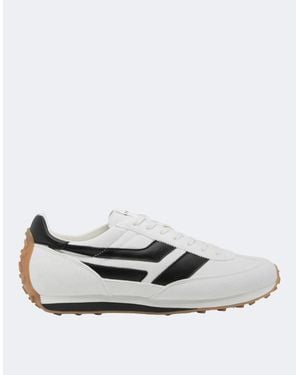 Tom Ford Suede + Tech Fabric Mick Trainers - White