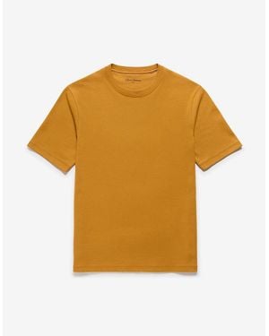 Oliver Sweeney Classic Fit 240Gsm Cotton Jersey Tee - Yellow